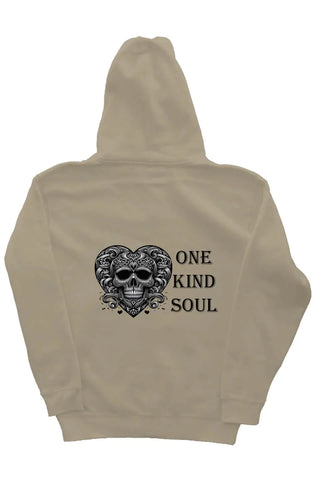 Skull heart oks zip hoody-One Kind Soul
