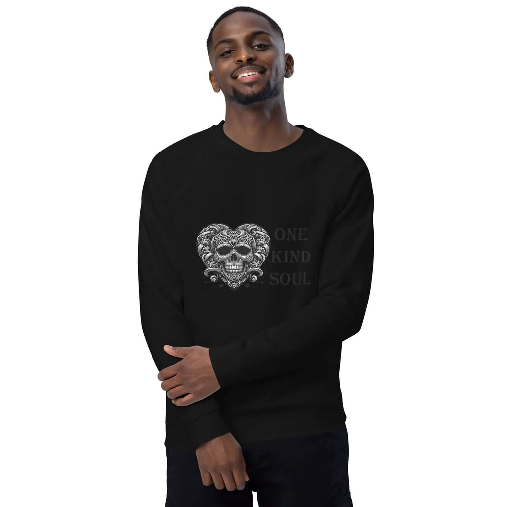 Unisex organic raglan sweatshirt-One Kind Soul