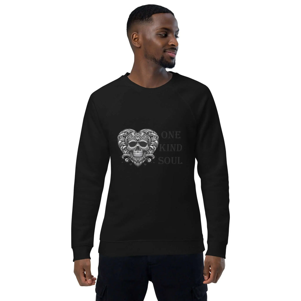 Unisex organic raglan sweatshirt-One Kind Soul