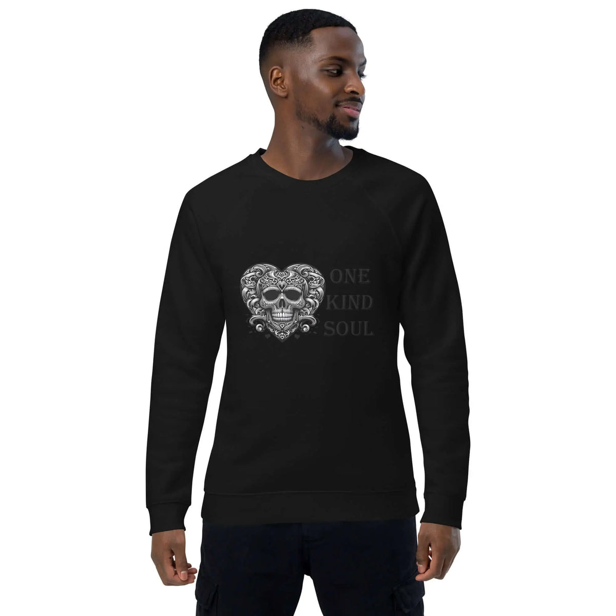 Unisex organic raglan sweatshirt-One Kind Soul