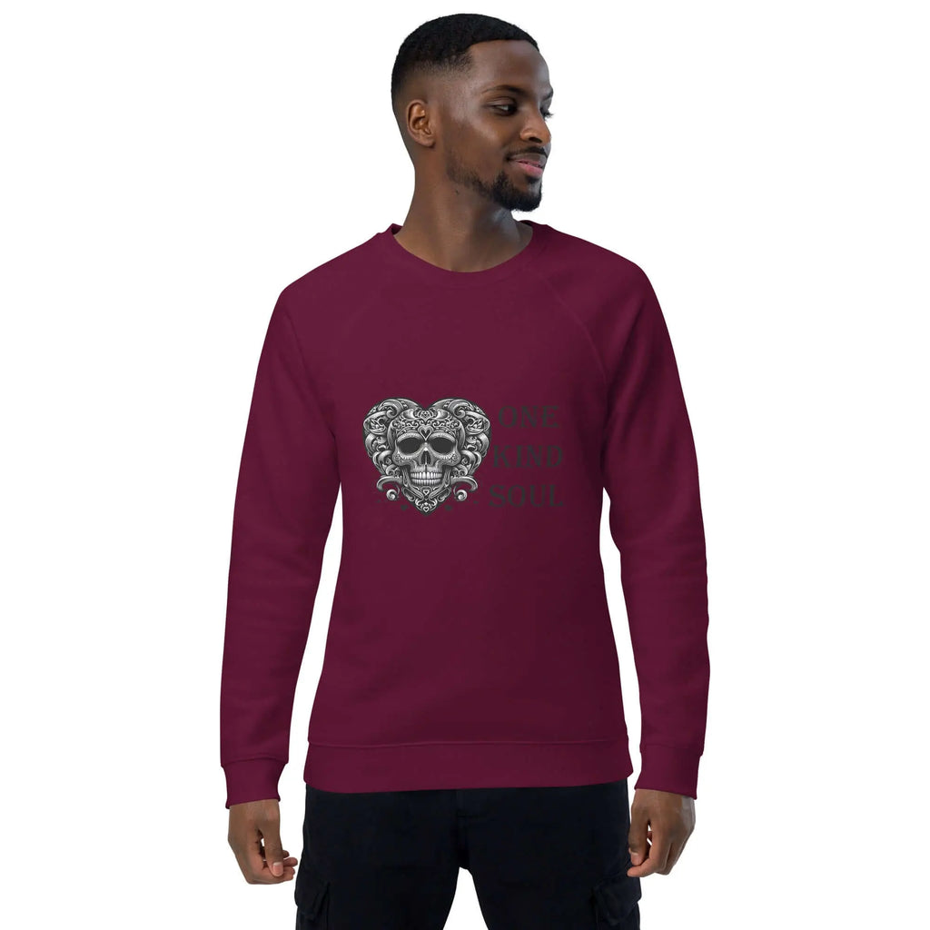 Unisex organic raglan sweatshirt-One Kind Soul