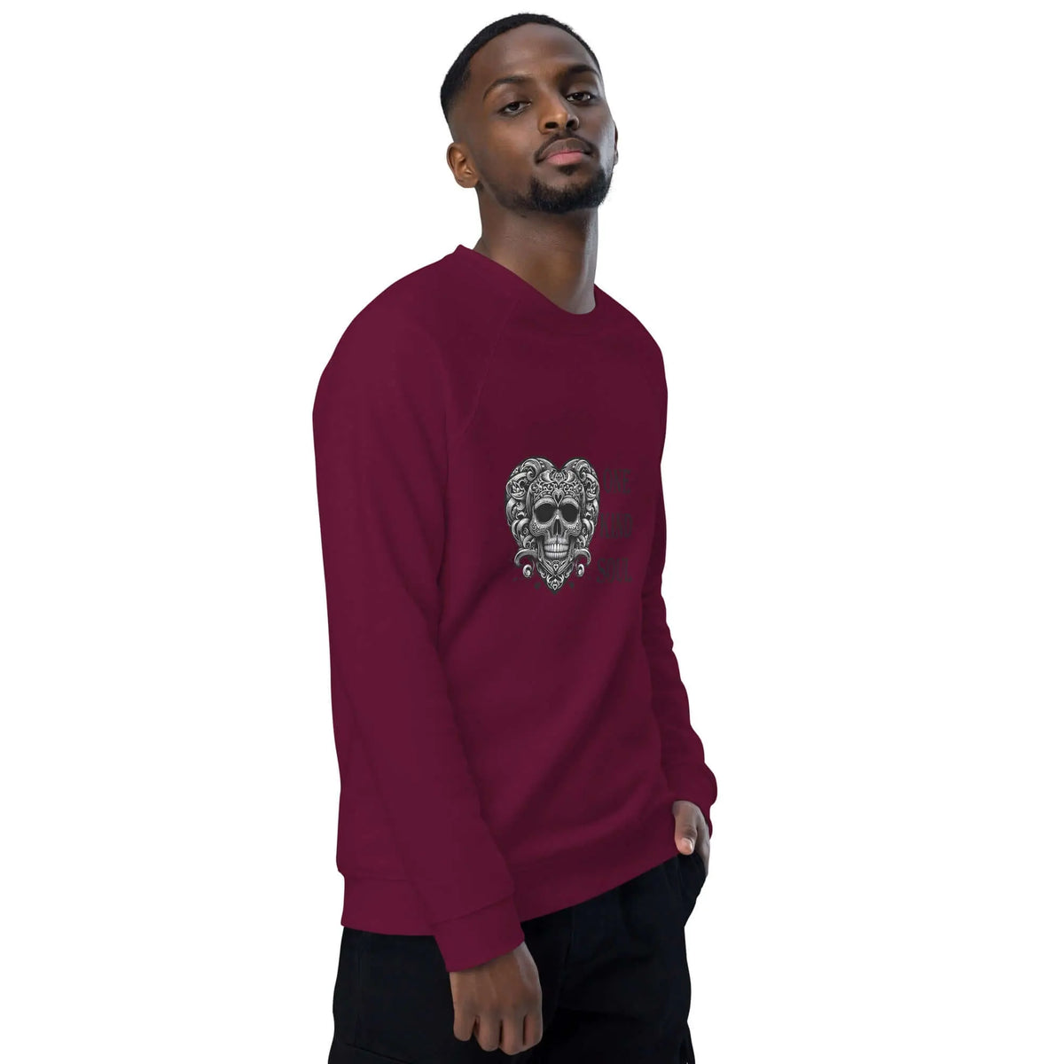 Unisex organic raglan sweatshirt-One Kind Soul