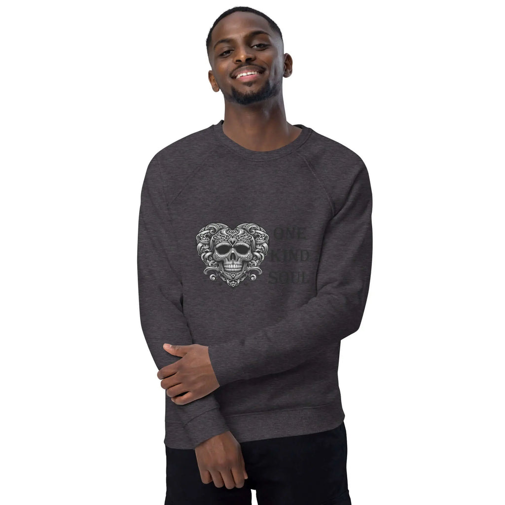 Unisex organic raglan sweatshirt-One Kind Soul