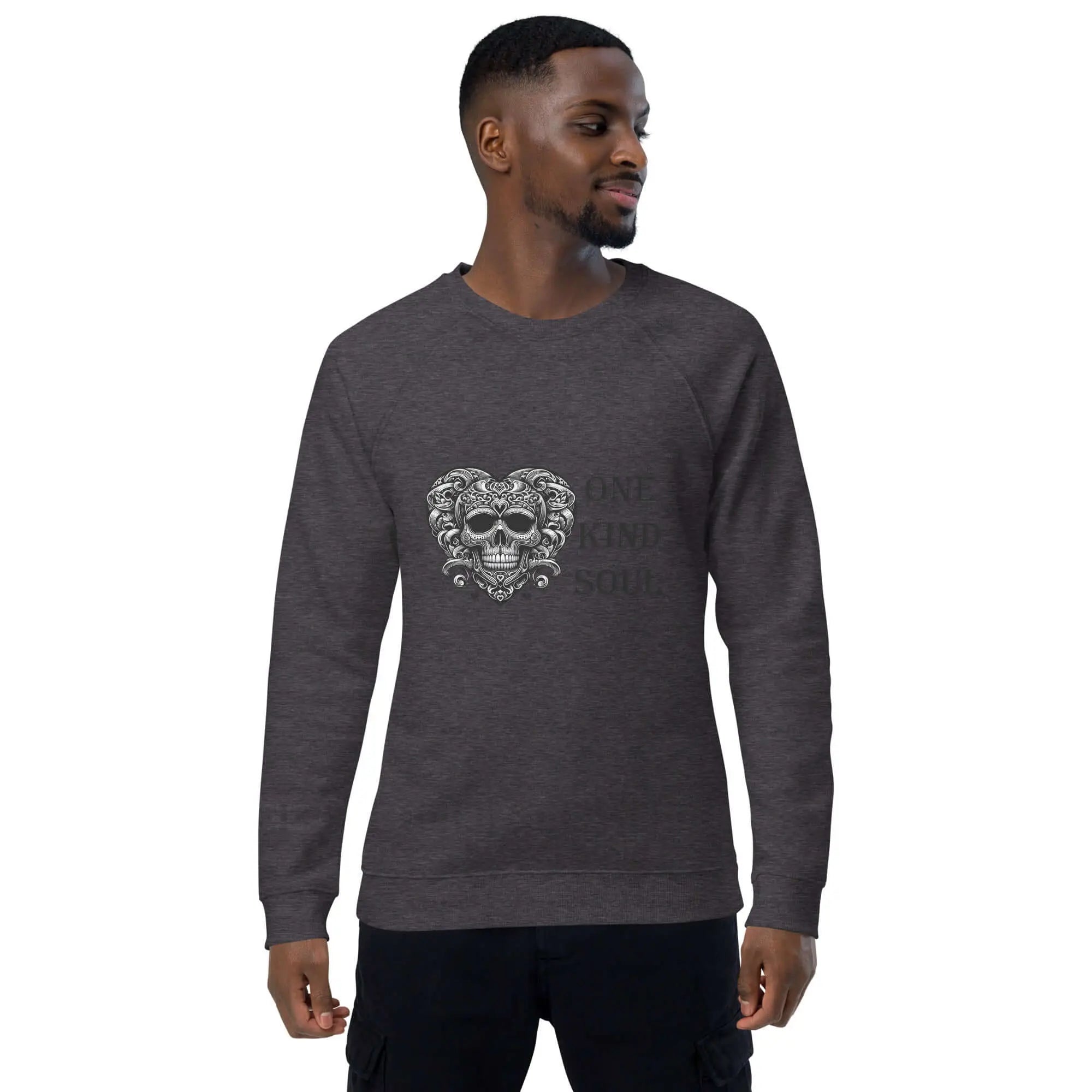 Unisex organic raglan sweatshirt-One Kind Soul