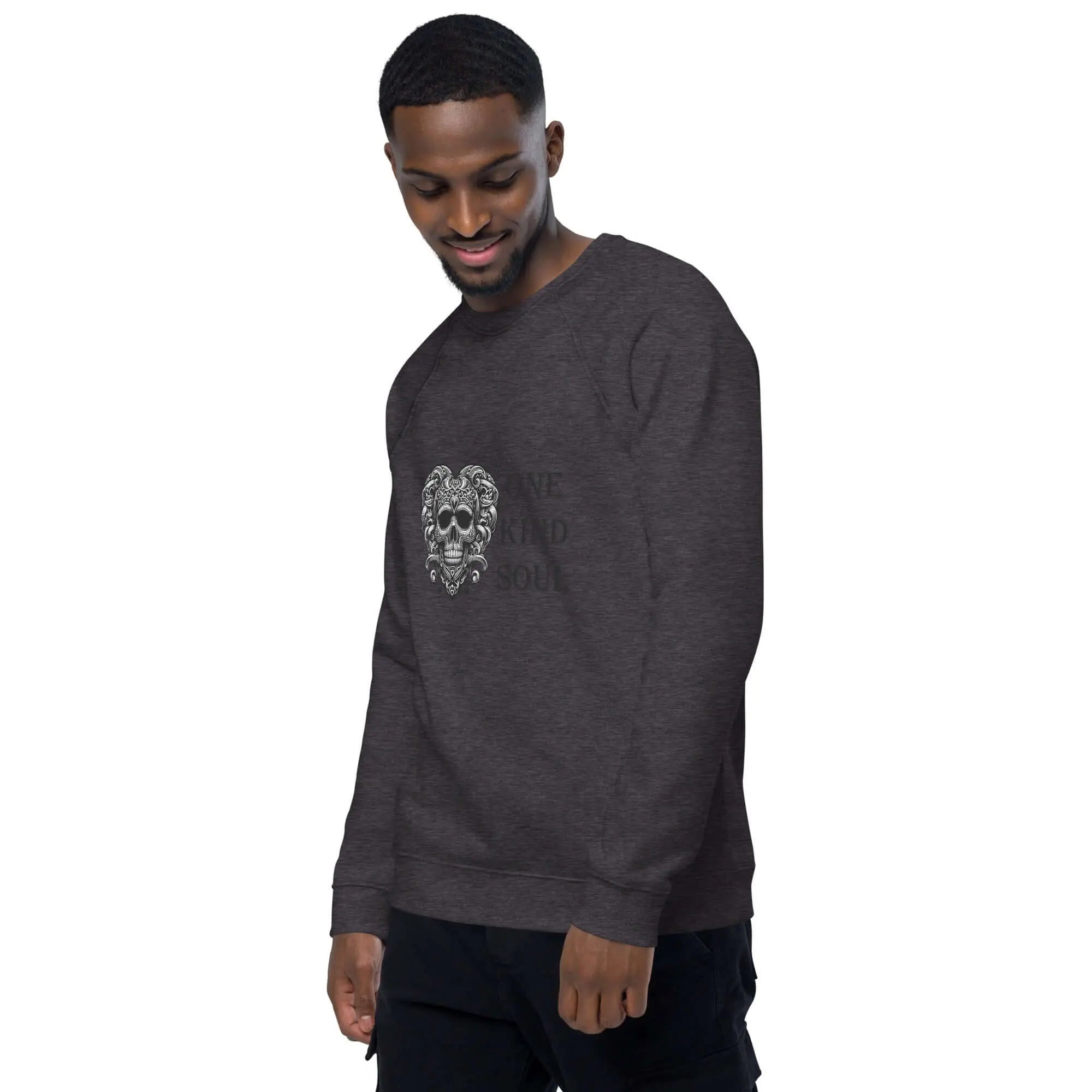 Unisex organic raglan sweatshirt-One Kind Soul